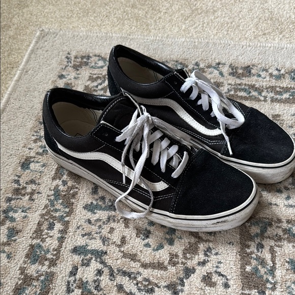 Vans Black and White Sneakers - Picture 1 of 6